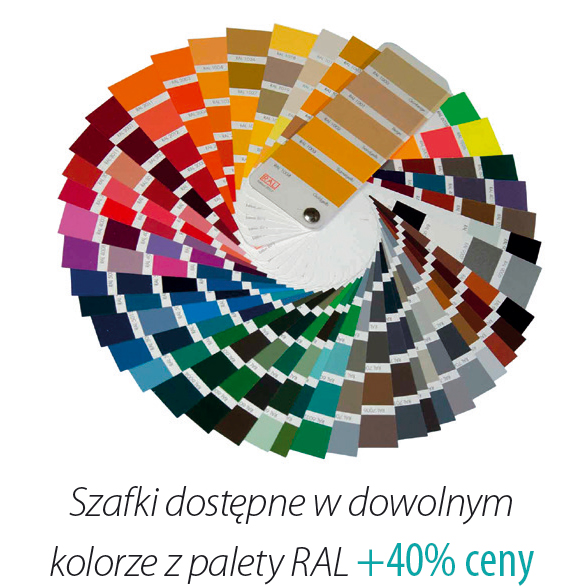 Dowolny kolor palety RAL