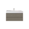 Zestaw DES Umywalka z otworem & Szafka Joy podumywalkowa podwieszana 100 GREY ELM