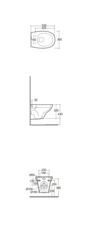 MORNING Deska WC slim W/O