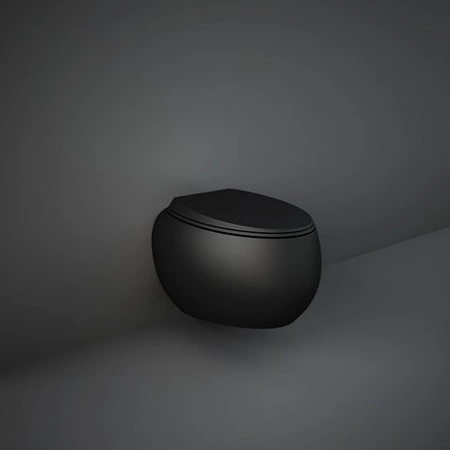 CLOUD Deska WC W/O czarny mat