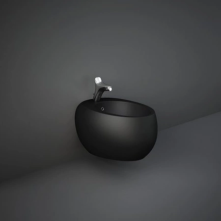 CLOUD bidet podwiesz. 56x40cm czarny mat