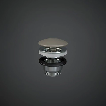 RAK-DUO odpływ z wolnym przepływem z maskownicą ceramiczną cappuccino mat (514)