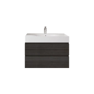 Zestaw DES Umywalka z otworem & Szafka Joy  podumywalkowa podwieszana 80 MOKA WALNUT