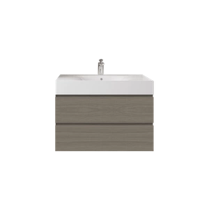 Zestaw DES Umywalka z otworem & Szafka Joy  podumywalkowa podwieszana 80 GREY ELM