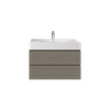 Zestaw DES Umywalka z otworem & Szafka Joy podumywalkowa podwieszana 80 GREY ELM