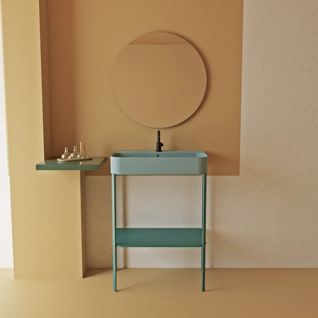 Vitruvit SLASH ceramiczna umywalka podwieszano - nablatowa prostokątna 60 x 40 cm w wybranym kolorze