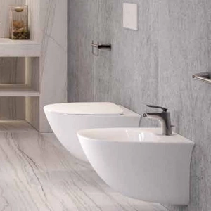 SENSATION Bidet podwieszany 52x38 cm biały połysk