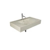 DES Umywalka podwiesz.nablat.81x46cm z otworem beżowy mat