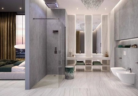 Zestaw SENSATION Miska WC podwiesz. Rimless 48cm & deska WC W/O biały połysk