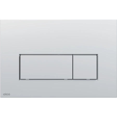 Alcadrain Zestaw Stelaż SÁDROMODUL i Przycisk THIN Prostokąt Chrom Mat