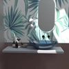 Vitruvit Boat ceramiczna umywalka nablatowa owalna 59,5 x 39,5 cm w wybranym kolorze