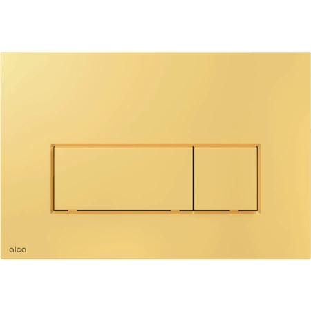 Alcadrain Zestaw Stelaż SÁDROMODUL i Przycisk THIN Prostokąt Złoty Połysk