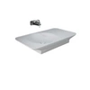 VALET Umywalka podwieszana & nablatowa 92x50,5 cm blat P biały mat