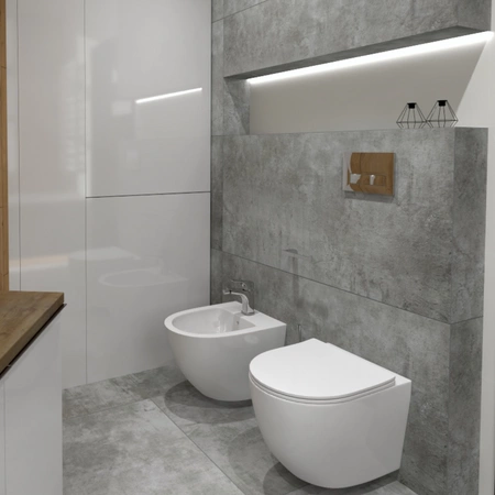 Bidet MEDEA podwieszany 49 cm Biały Połysk