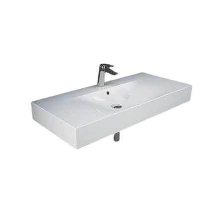 Zestaw DES Umywalka z otworem & Szafka Joy podumywalkowa podwieszana 100 SCANDINAVIAN OAK