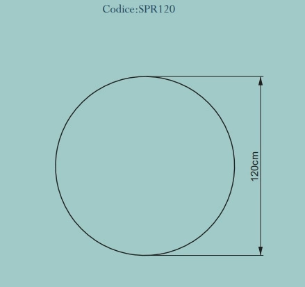 Vitruvit Lustro okrąg LED 120 cm