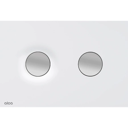 Alcadrain Zestaw Stelaż SÁDROMODUL i Przycisk Dot.Dot. biały-mat/chrom-mat