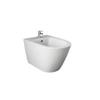 RESORT Bidet podwiesz. 52x36 cm biały połysk z zaślepkami po bokach