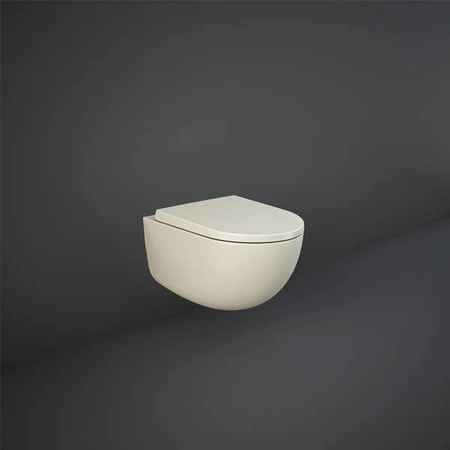 Zestaw DES Miska z Deską WC podwiesz. Rimless 52cm beżowy Mat