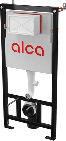 Alcadrain Zestaw Stelaż SÁDROMODUL i Przycisk Aluminiowy Flat Turn Alunox Mat