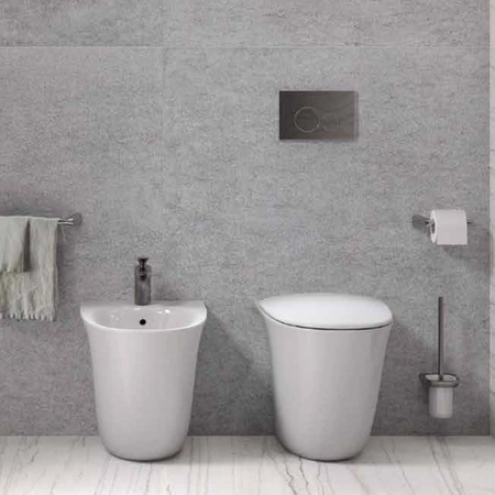 SENSATION Bidet stojący 52x38 cm biały połysk