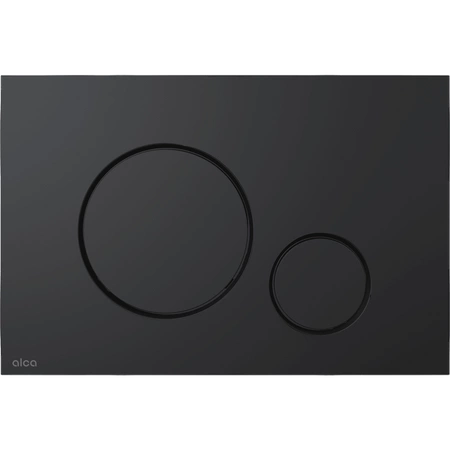 Alcadrain Zestaw Stelaż SÁDROMODUL i Przycisk THIN Czarny Mat