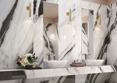 RAK Ceramics 60X120 PANDA MARBLE WHITE POLISHED (119 zł / m2)