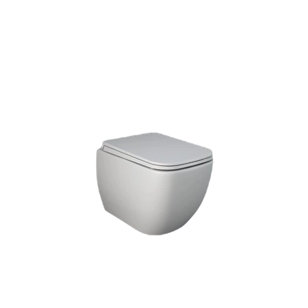 FEELING METROPOLITAN Deska WC slim wolnoopadająca biały mat (500)