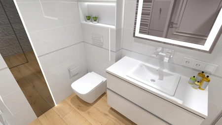 Zestaw DAVOS Miska z Deską WC Slim W/O podwiesz. 52 cm Biały Połysk