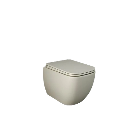 FEELING METROPOLITAN Deska WC slim wolnoopadająca beż mat (505)