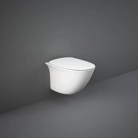 Zestaw SENSATION Miska WC podwiesz. Rimless 48cm & deska WC W/O biały połysk