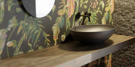 Vitruvit Boat ceramiczna umywalka nablatowa owalna 59,5 x 39,5 cm w wybranym kolorze