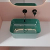 Vitruvit MINIMAL ceramiczna umywalka nablatowa prostokątna 40 x 25 cm w wybranym kolorze