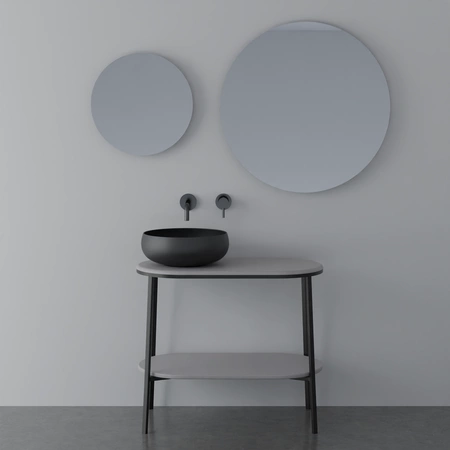 Vitruvit Smooth Blat ceramiczny z otworem na odpływ 85x45 H 1,8 cm w wybranym kolorze