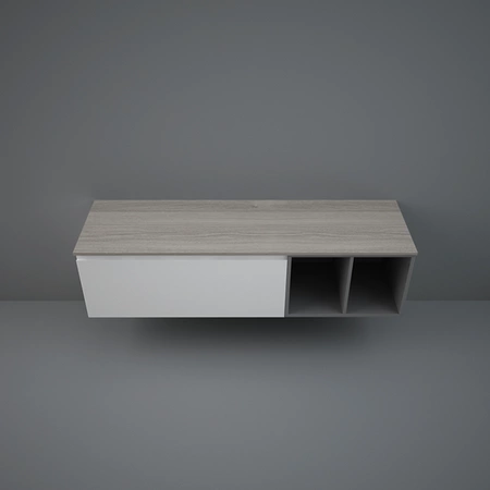 Blat meblowy RAK-Plano Techwood 161X46 cm - Grey Elm