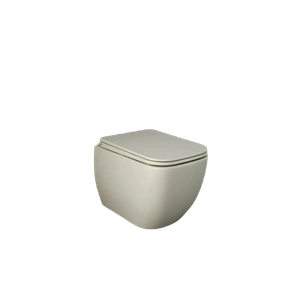 FEELING METROPOLITAN Miska WC podwieszana Rimless beż mat (505) &deska WC w/o beż mat