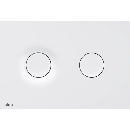 Alcadrain Zestaw Stelaż SÁDROMODUL i Przycisk Dot.Dot. biały-mat