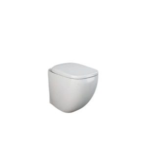 ILLUSION Miska WC stojąca Rimless 52x38 cm biały połysk