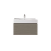 Zestaw DES Umywalka z otworem & Szafka UNO Joy podumywalkowa podwieszana 80 GREY ELM