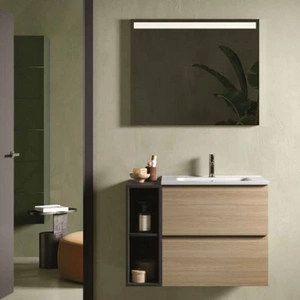 JOY Lustro wiszące 100 x 68 cm z oświetleniem LED