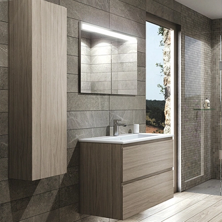 JOY Szafka wisząca słupek 30x120 cm Grey elm