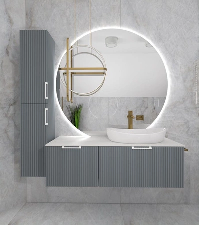 WOODEN Szafka Cargo z koszem na pranie - płyta MDF Konfigurator