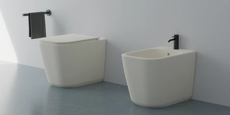 Vitruvit Glamour stojąca miska WC rimless w wybranym kolorze