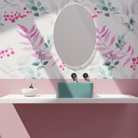 Vitruvit FRAME ceramiczna umywalka nablatowa kwadratowa 38 cm w wybranym kolorze