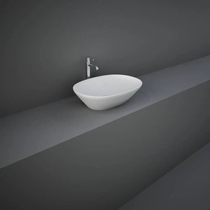 VARIANT Umywalka nablat. owalna 50x36 cm biały mat