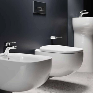 ILLUSION Bidet podwieszany 52x38cm biały połysk