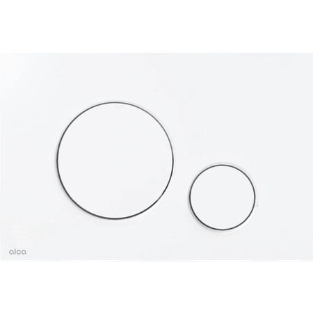 Alcadrain Zestaw Stelaż SÁDROMODUL i Przycisk THIN Biały Połysk