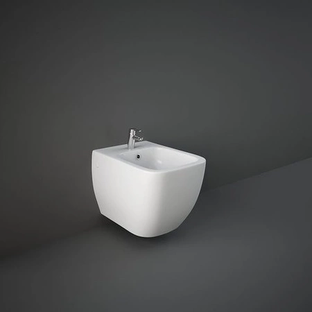 METROPOLITAN Bidet podwieszany 52,5x33,7 cm biały połysk