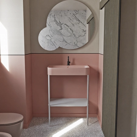 Vitruvit SLASH ceramiczna umywalka podwieszano - nablatowa prostokątna 60 x 40 cm w wybranym kolorze