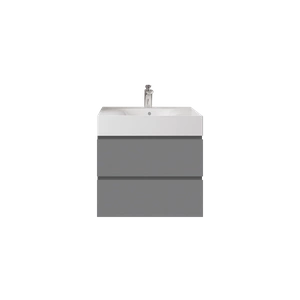 Zestaw DES Umywalka z otworem & Szafka Joy podumywalkowa podwieszana 60 szara